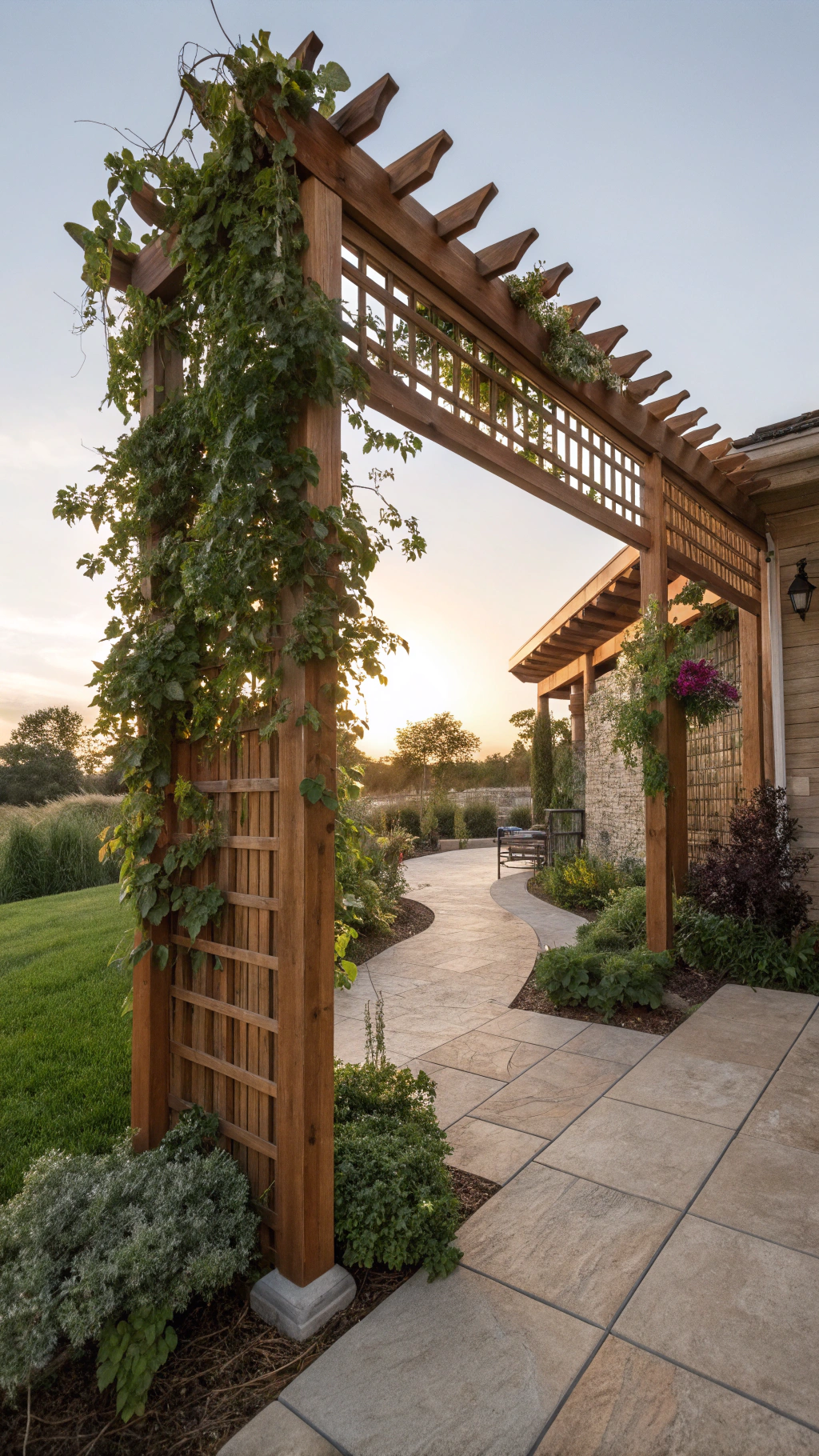 Using Trellises to Create a Private Oasis