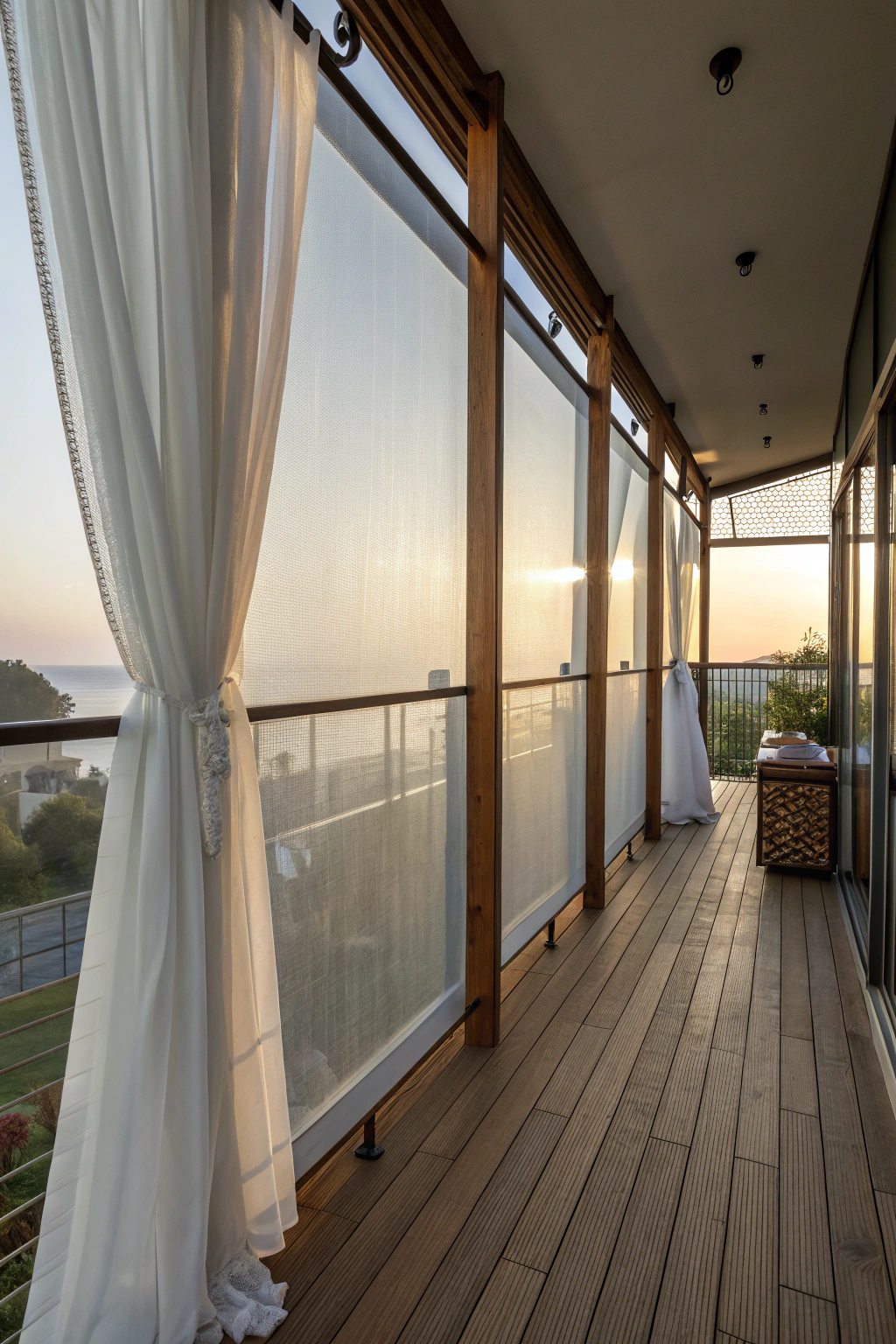 Balcony Privacy with a Touch of Elegance