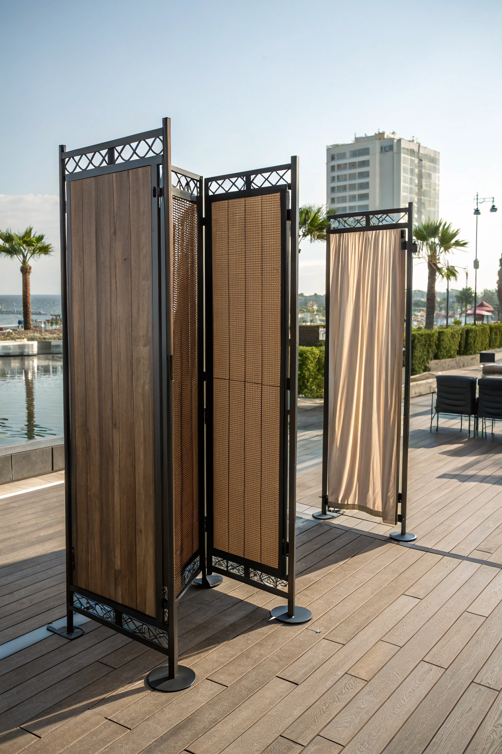 Temporary Privacy Walls with Style