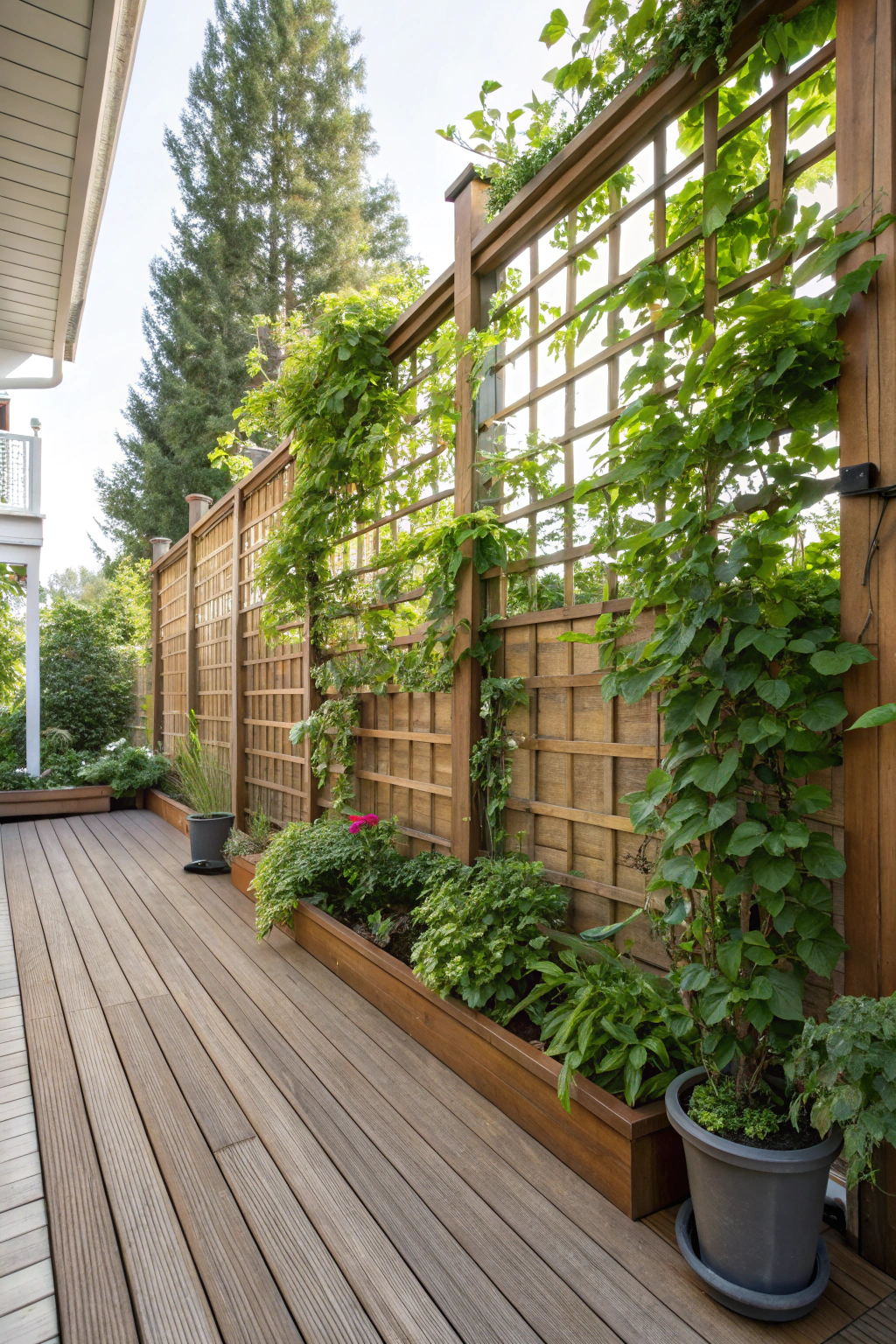 Garden-Inspired Privacy Fences