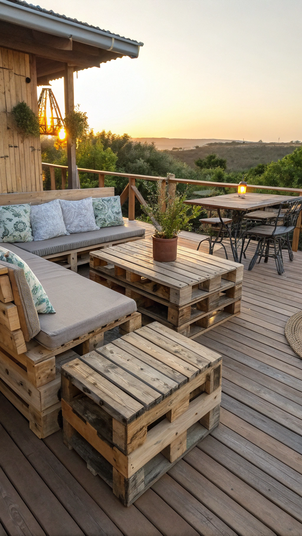 Pallet Outdoor Creations for Unique Aesthetic