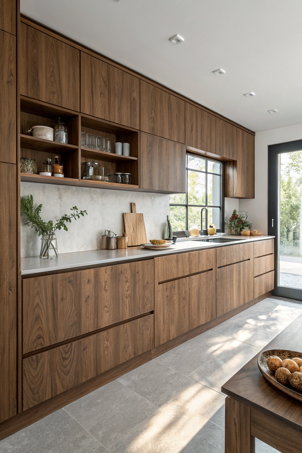 27 Captivating Ideas for Modern Walnut Kitchen Cabinets to Transform ...