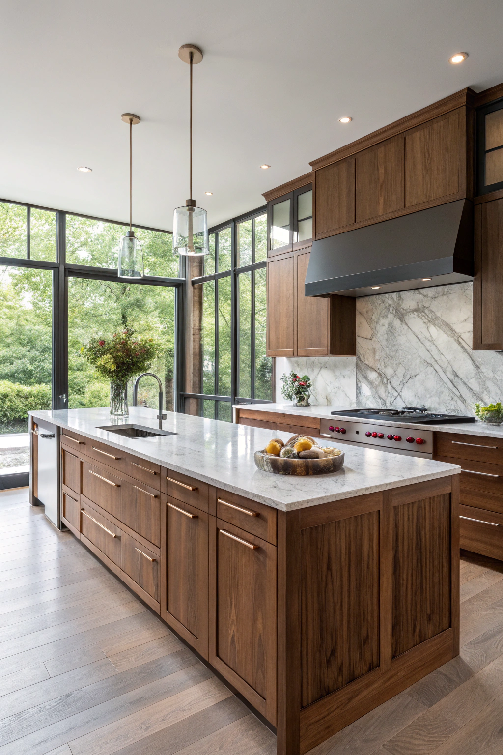 27 Captivating Ideas for Modern Walnut Kitchen Cabinets to Transform ...
