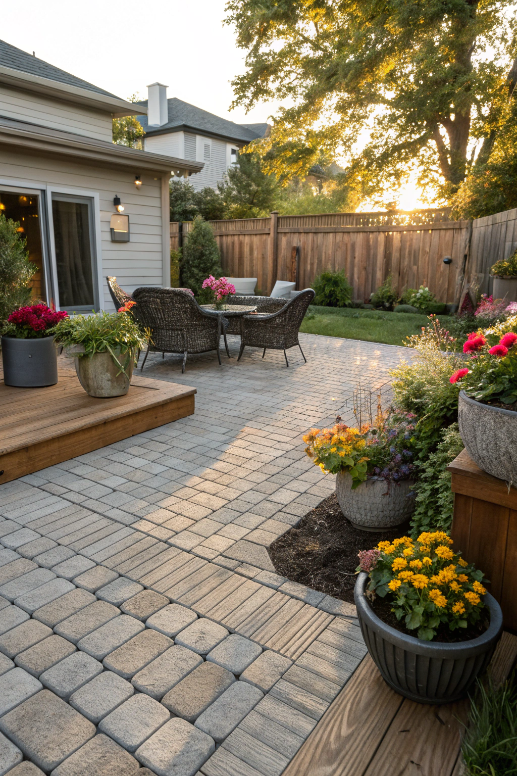 Transforming a Driveway into a Patio Paradise