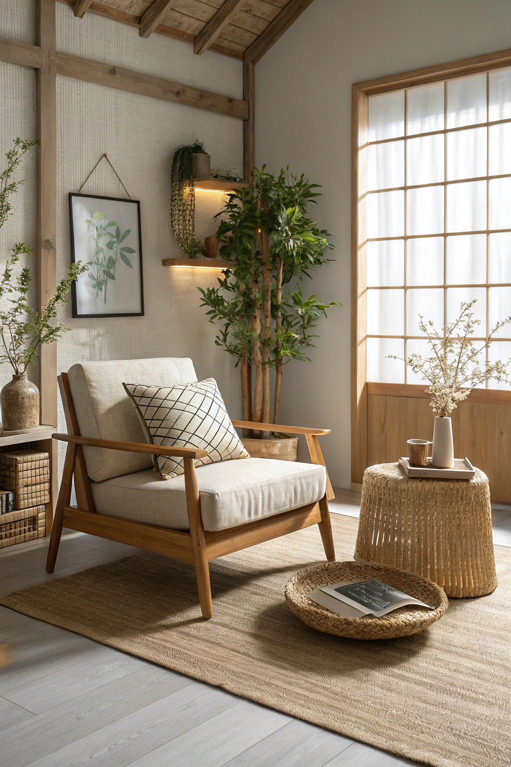 The Allure of Japandi Accent Chairs