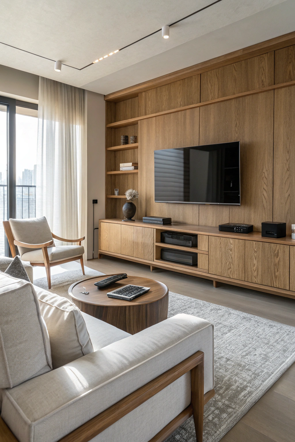 Creating Japandi Inspired Media Room