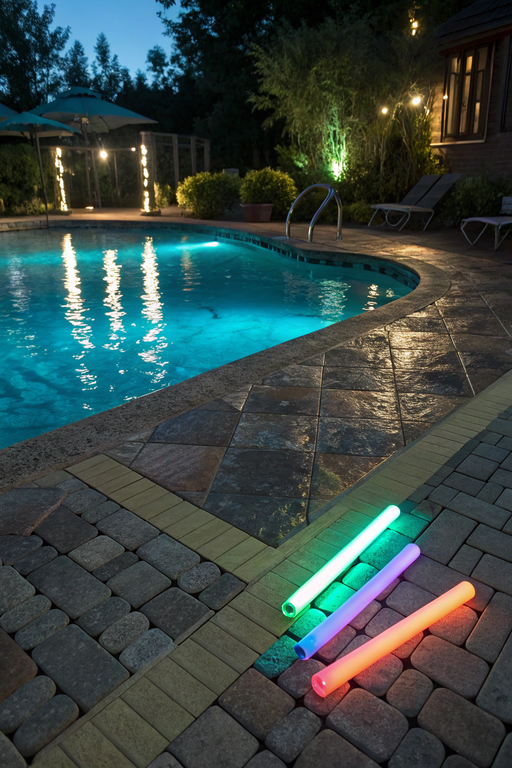 Creating a Glow in the Dark Pool Experience