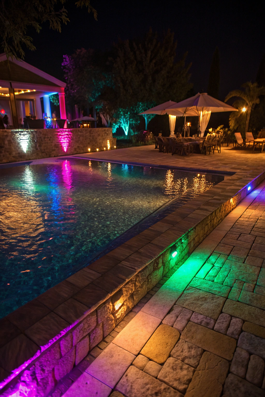 Colorful Pool Party Lighting for Unforgettable Nights