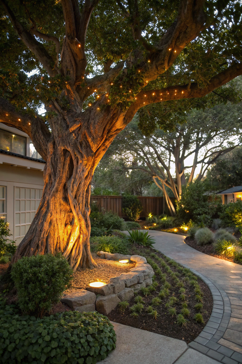 Transforming Trees into Glowing Sculptures