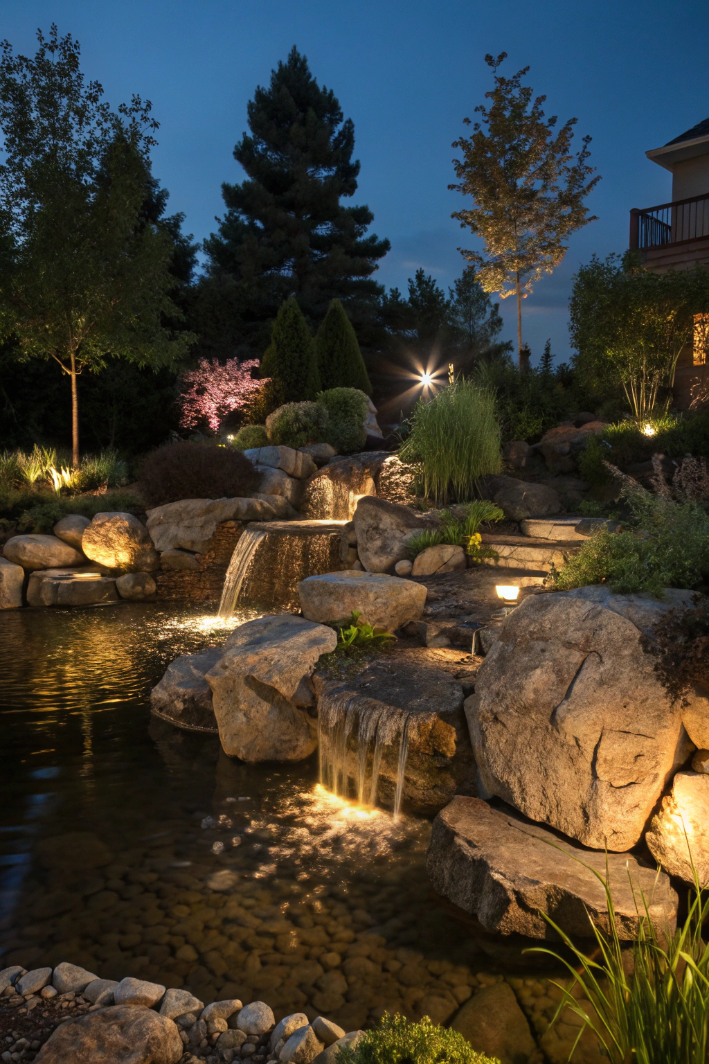 Highlighting Landscape Features with LEDs