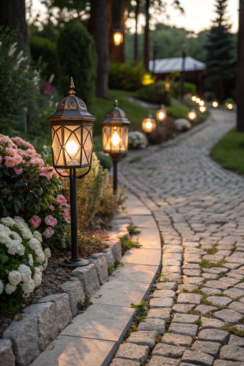 Enchanting Walkway Lighting Ideas