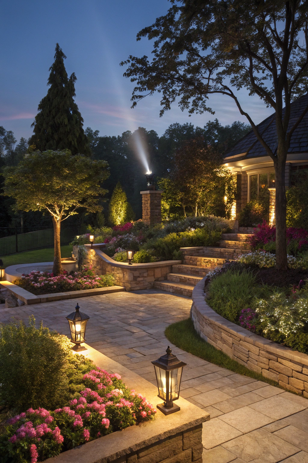 Landscape Lighting for Dramatic Effects