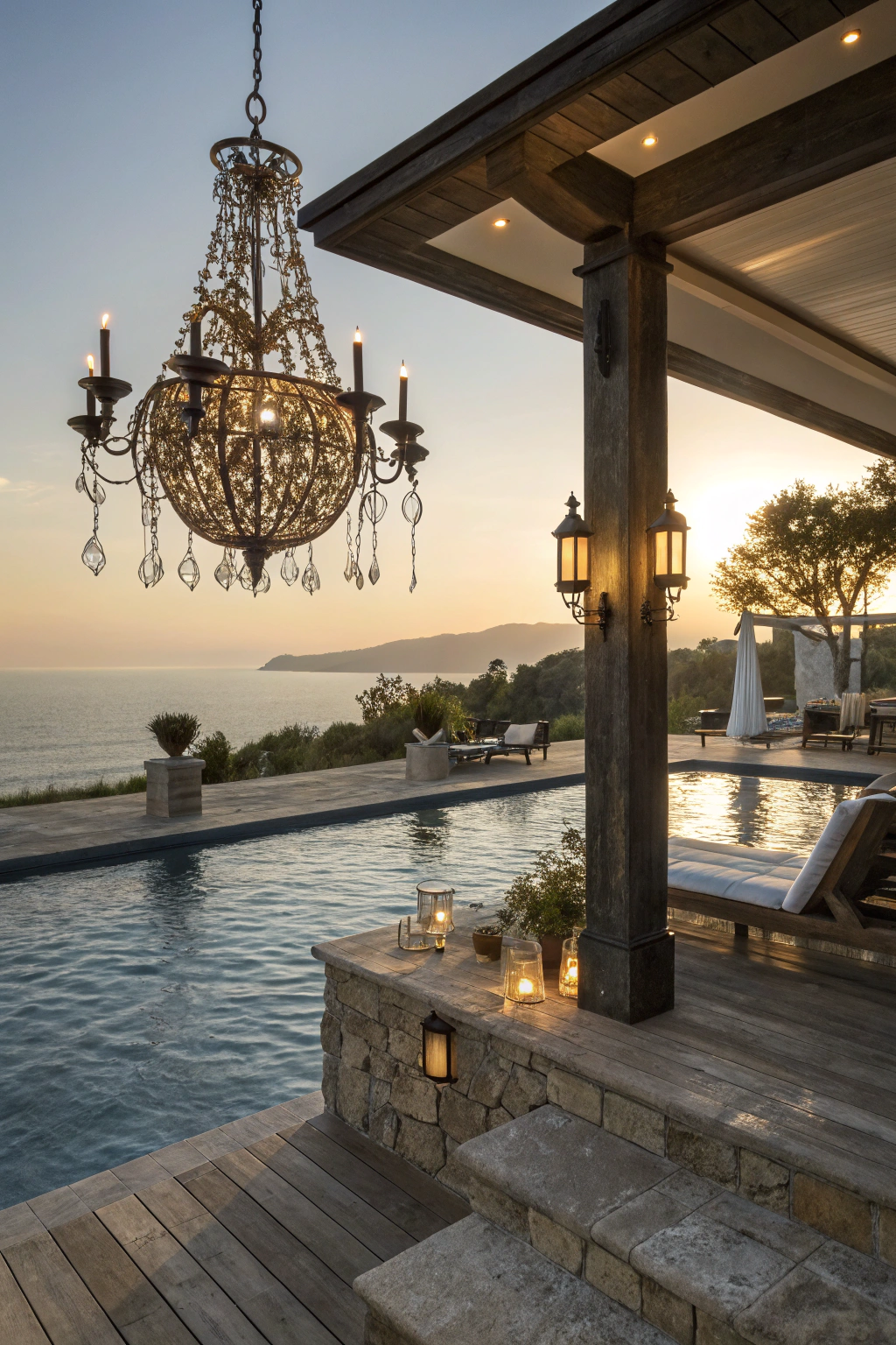 Luxury Pool Lighting for an Elegant Backyard