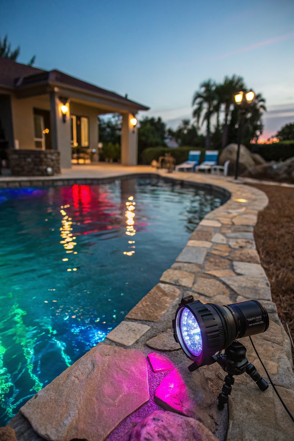 RGB LED Fixtures for a Colorful Pool Experience