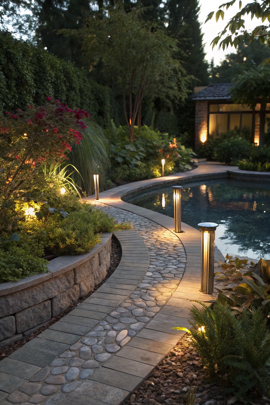 Ideas for Integrating LED Lights with Pool Landscaping