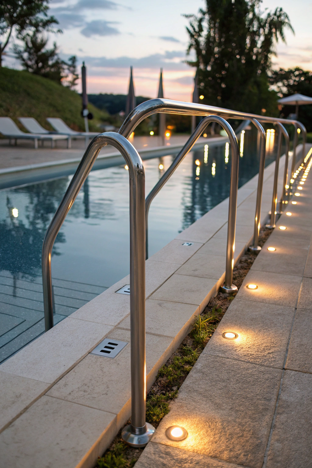 Transforming Pool Rails with LED Lighting