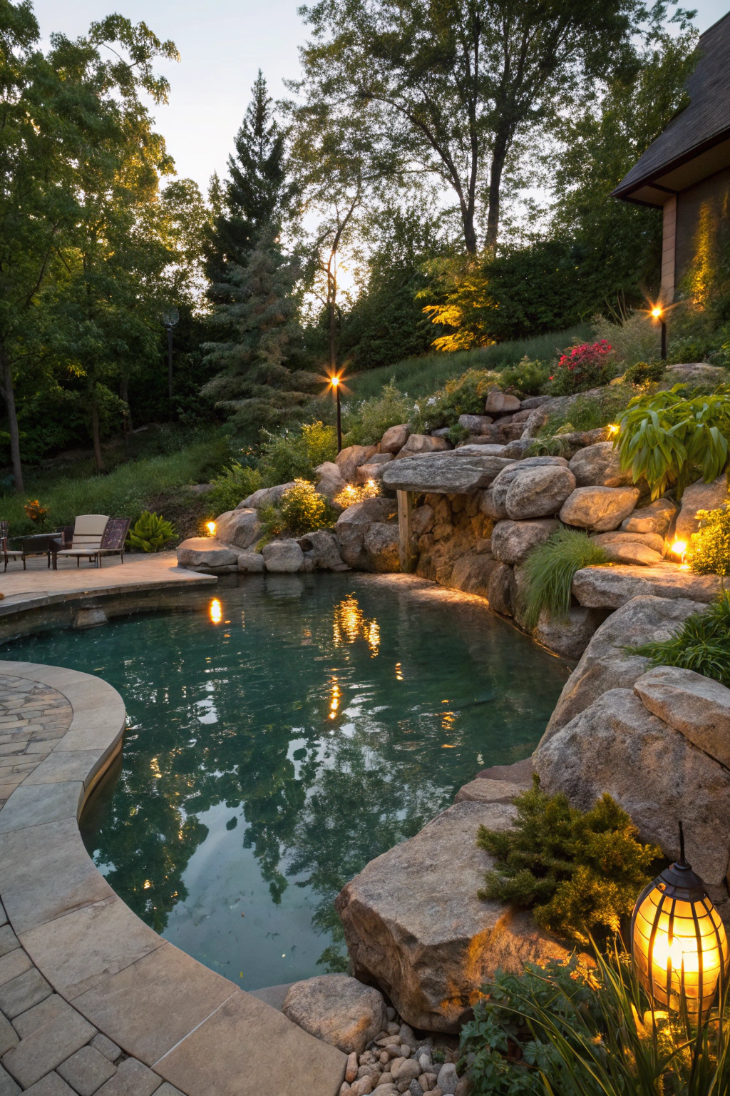 Dreamy Backyard Pool Lighting Designs