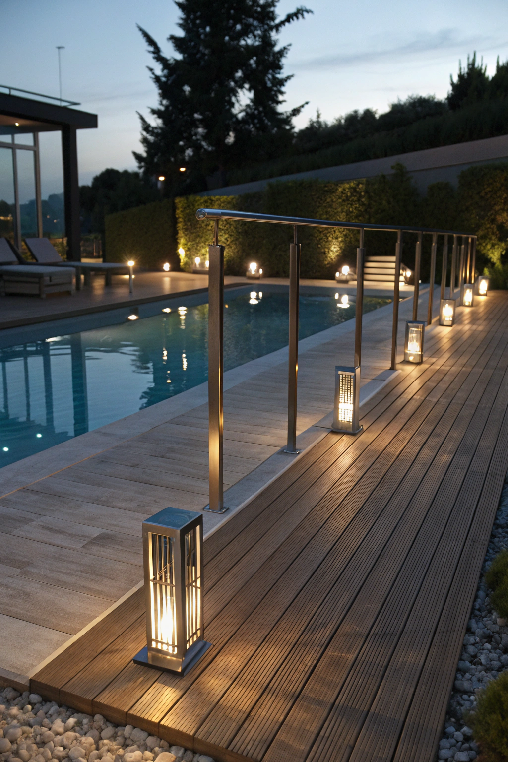 Deck Lighting to Complement Your Pool