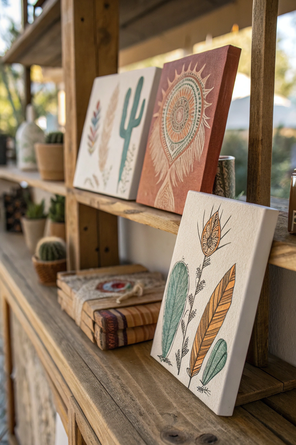 Mini Canvas Art: Small Wonders of Boho