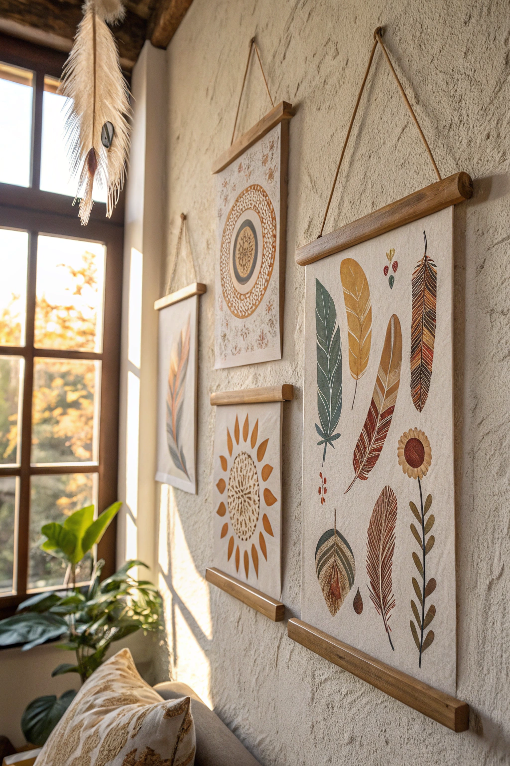 3 Canvas Paintings: Curating a Boho Art Set