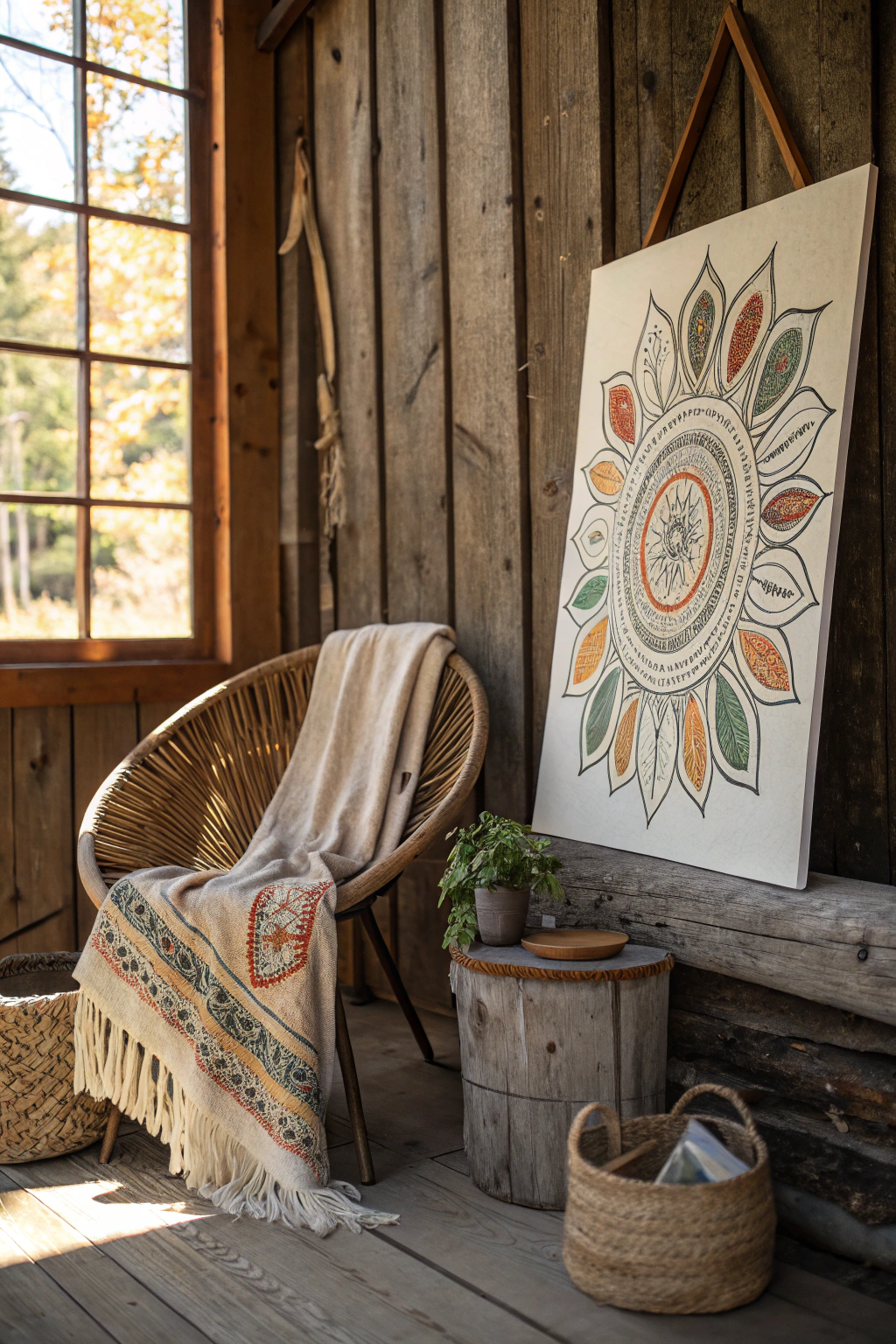 Hand-Drawn Abstract Boho: Organic Creativity