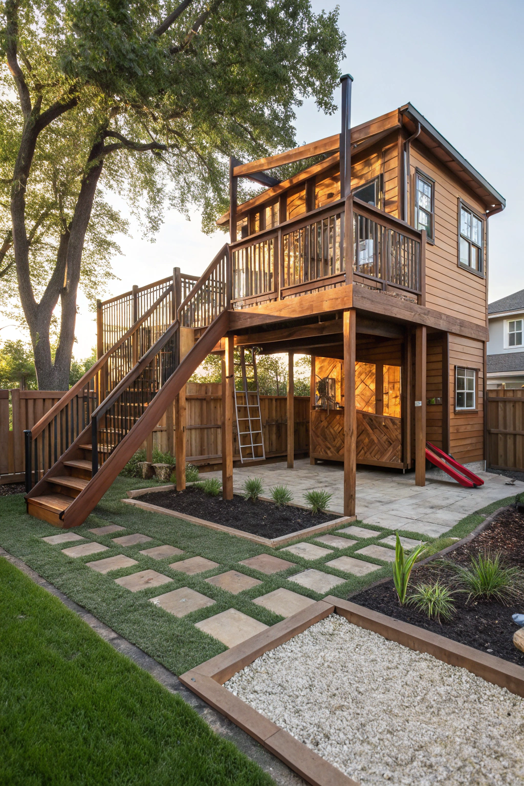 Two-Story Backyard Concepts for the Ultimate Experience