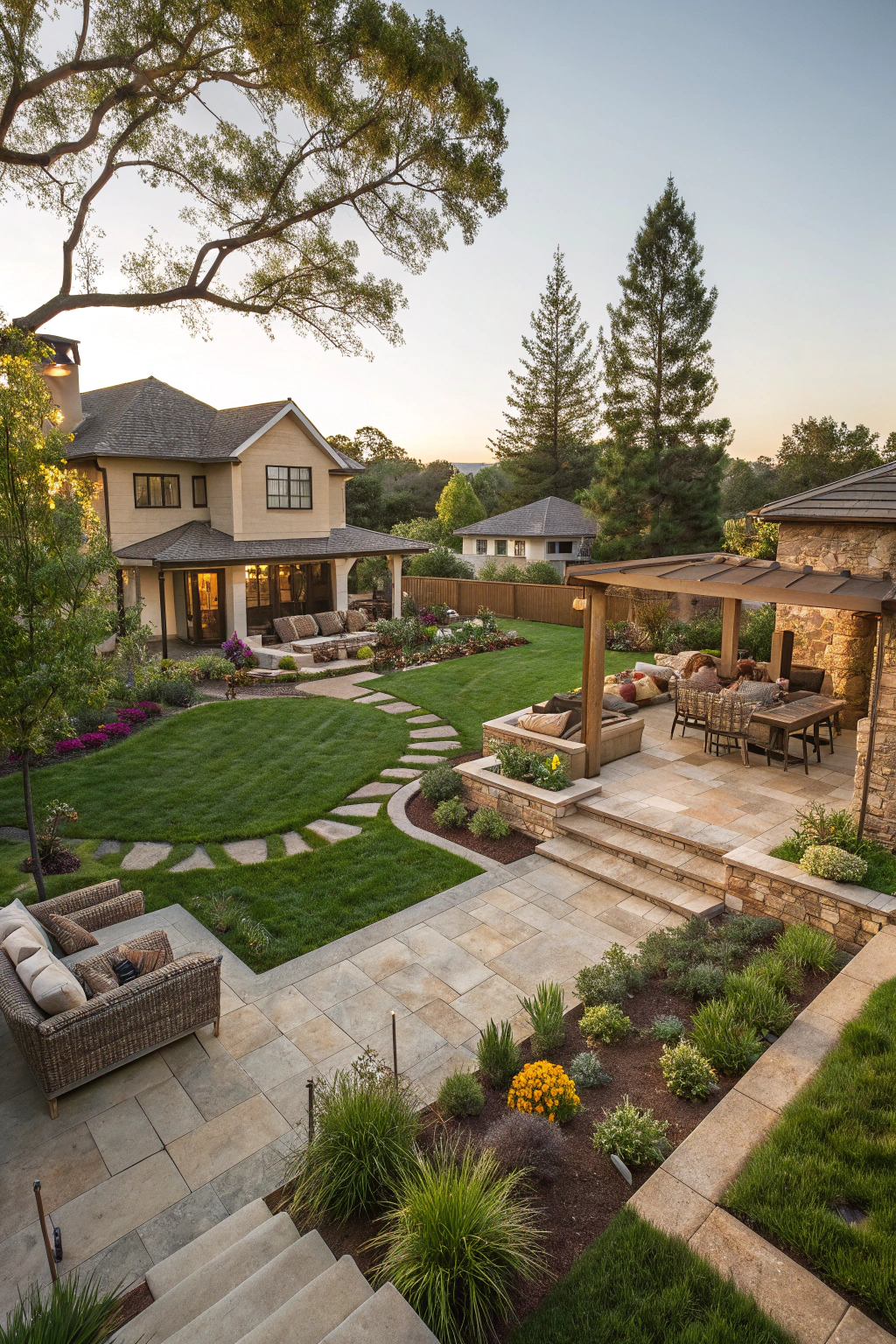 Wide Backyard Layouts for Open Spaces
