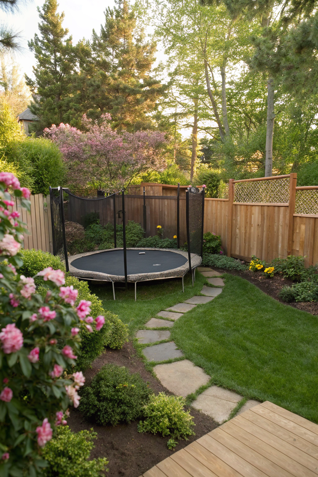 Playful Backyard Trampoline Concepts