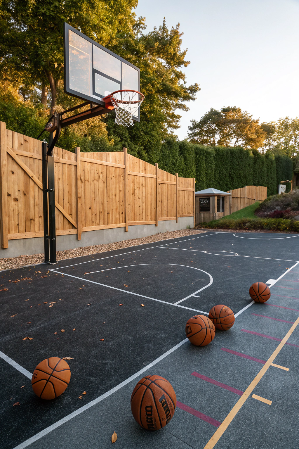Home Basketball Court for Family Fun