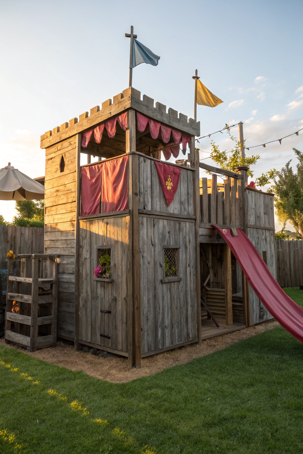 Backyard Forts for Imaginative Adventures