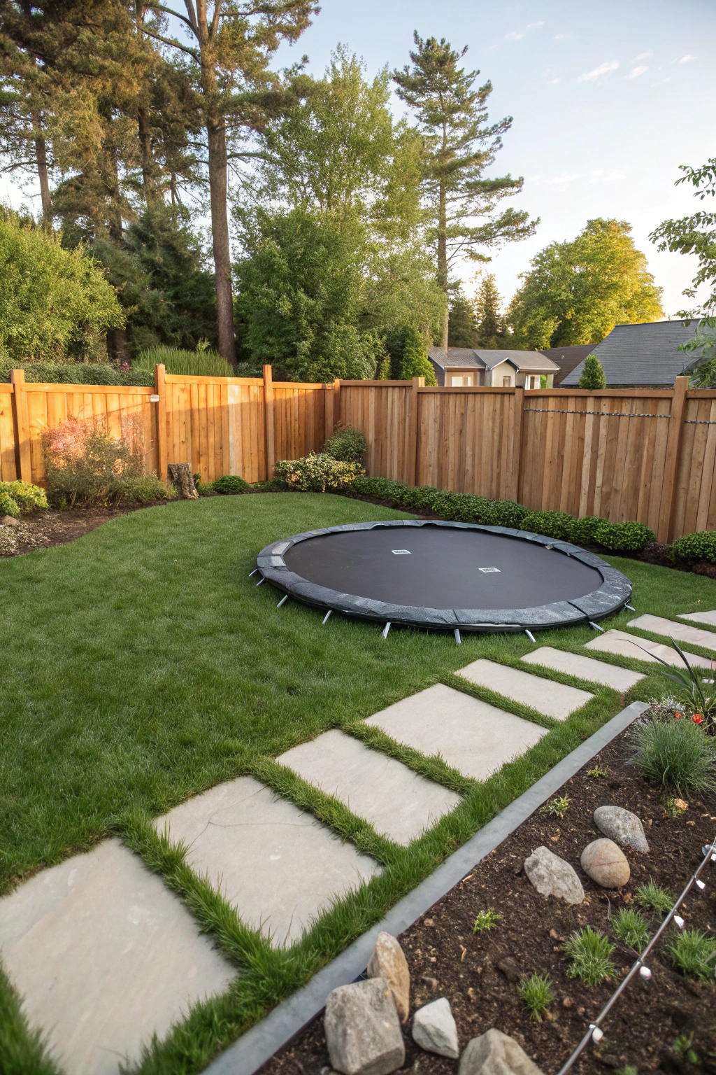 Incorporating a Backyard Trampoline
