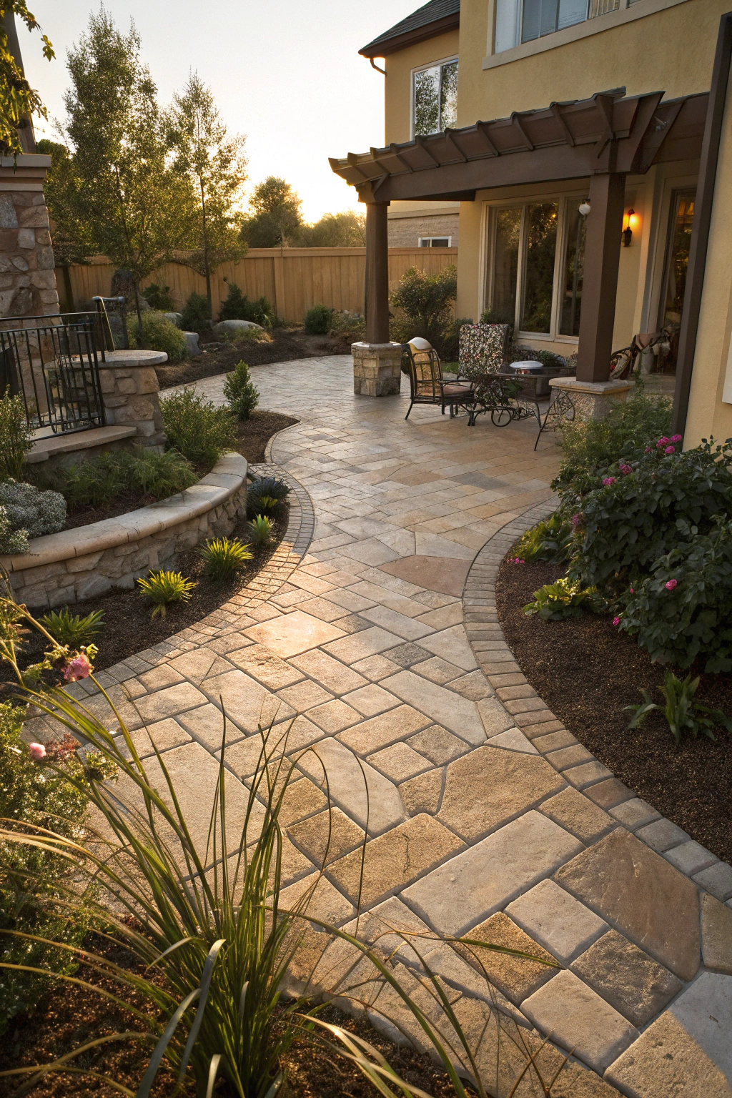 Elegant Patio Paver Designs