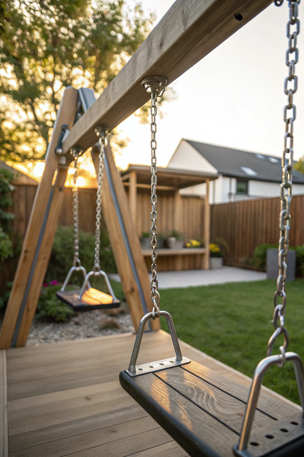 Modern Swingset Designs for Small Spaces