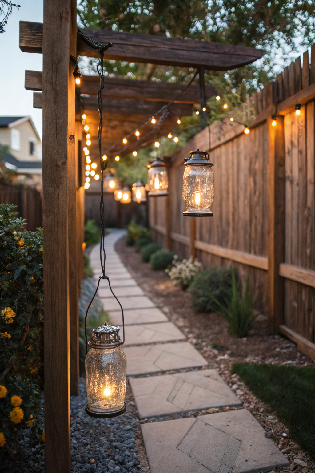 DIY Outdoor Lighting for a Warm Ambiance
