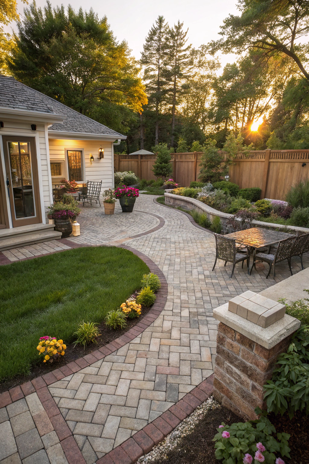 Creative Paver Patterns for a Stylish Look