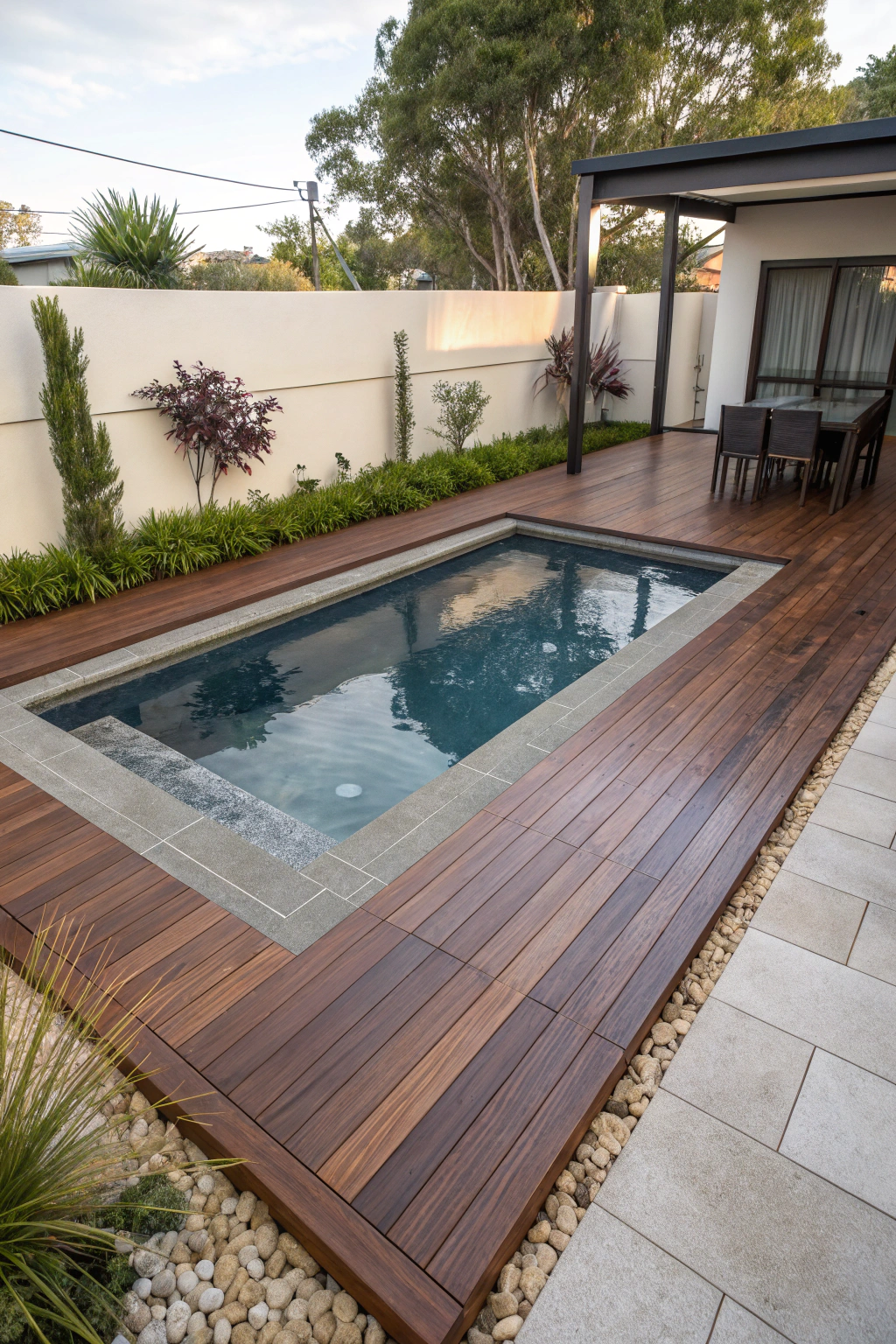 Year-Round Enjoyment with Heated Plunge Pools