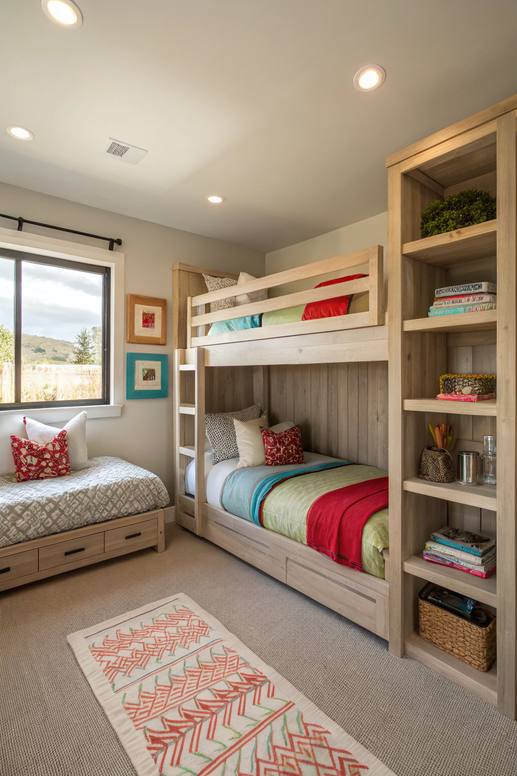 Charming Shared Spaces for Boys and Girls