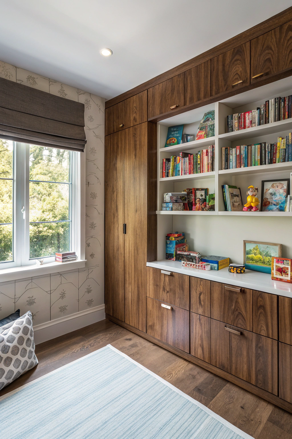 Charming Kids' Rooms with Built-in Storage