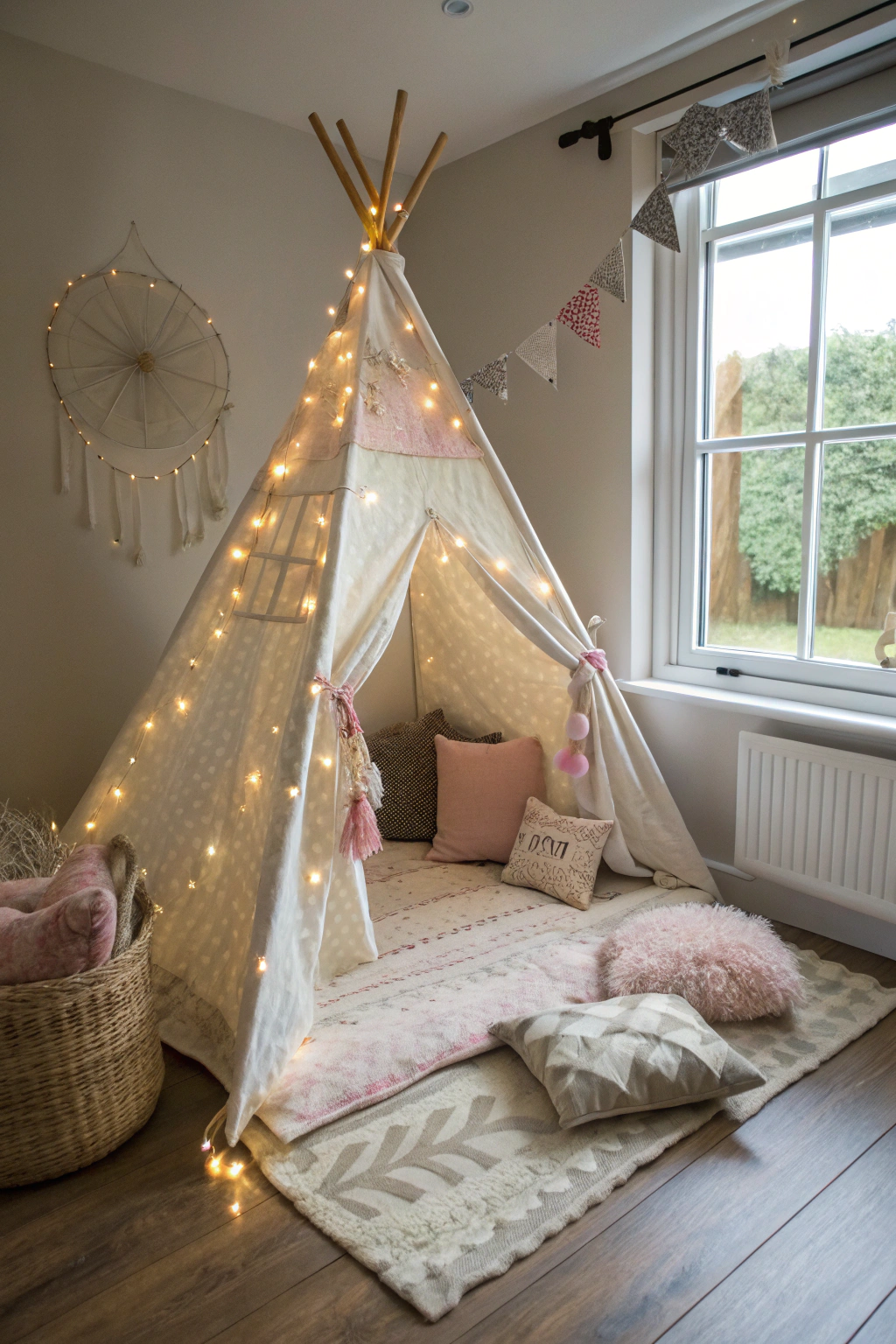 Whimsical Teepee Corners for Play and Rest