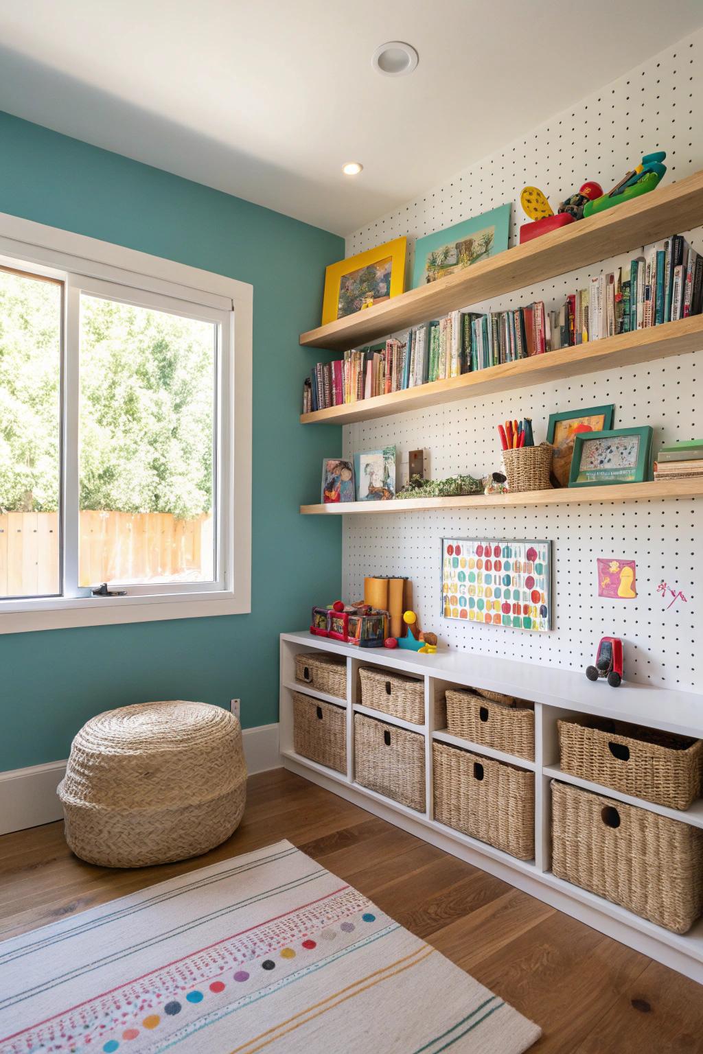 Inspiring Wall Storage for Books and Toys