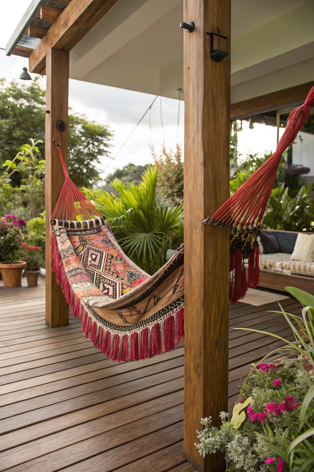 Adding a Pop of Color with Outdoor Hammocks