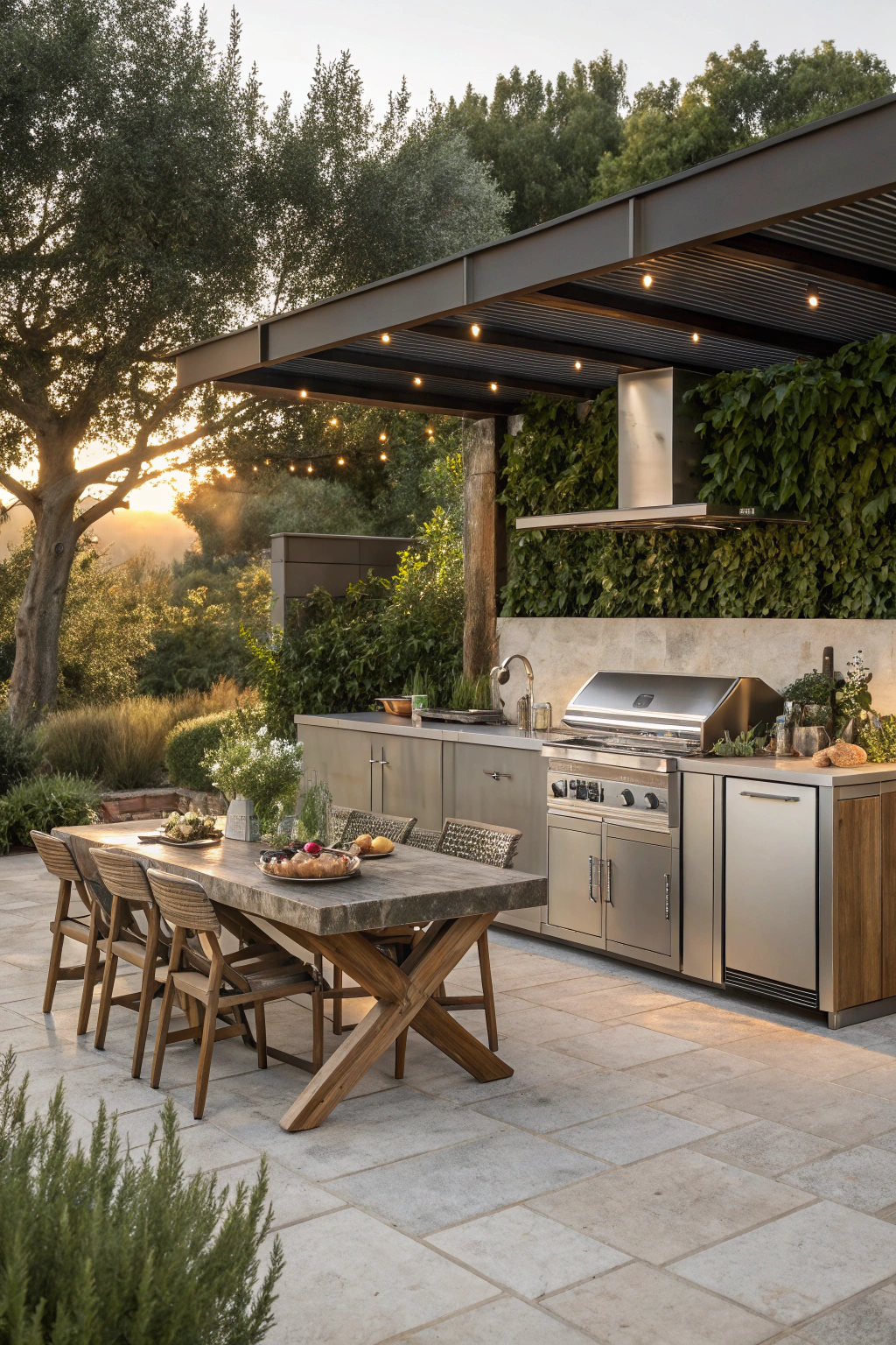 Creating an Outdoor Kitchen and Dining Space