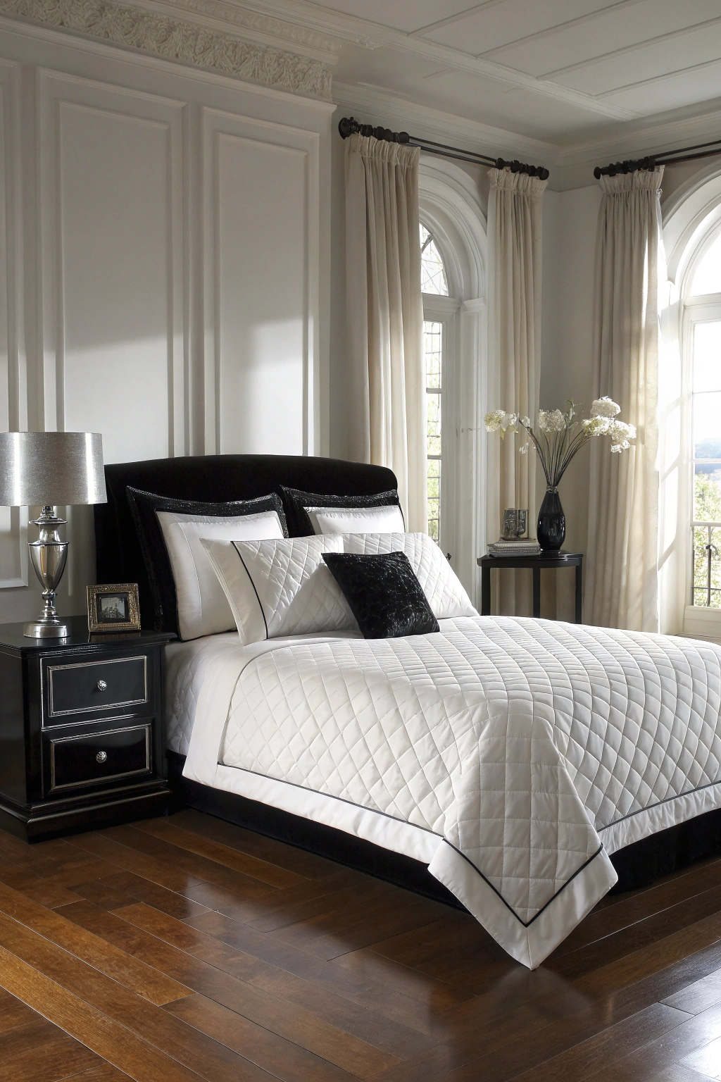 Classy Black and White Room Decor
