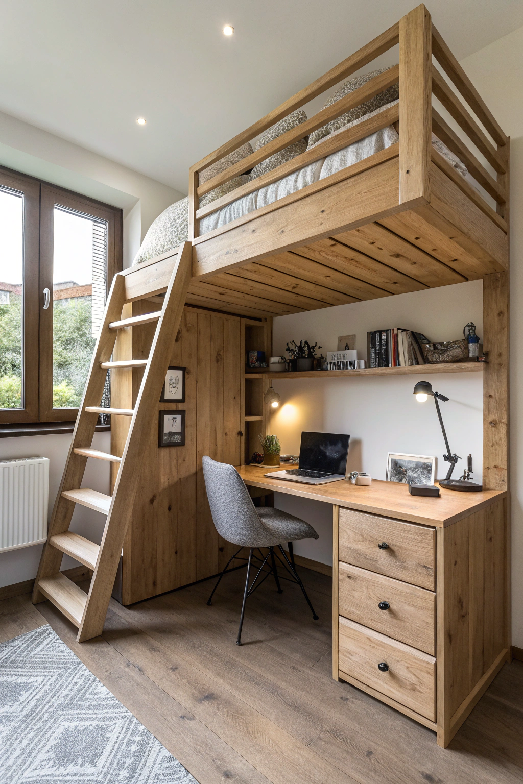 Elevated Sleeping Arrangements to Save Space