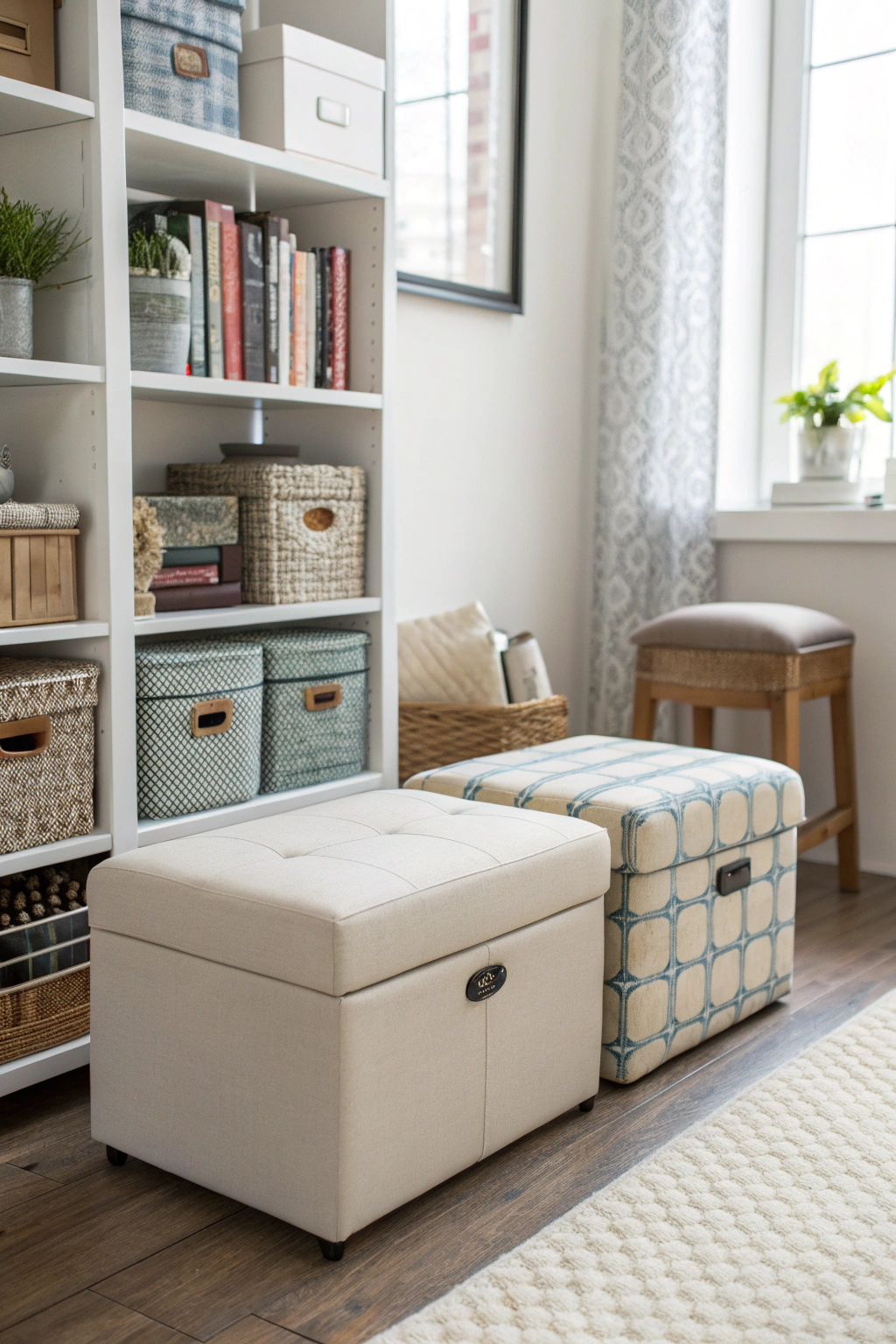Efficient storage solutions in a small apartment