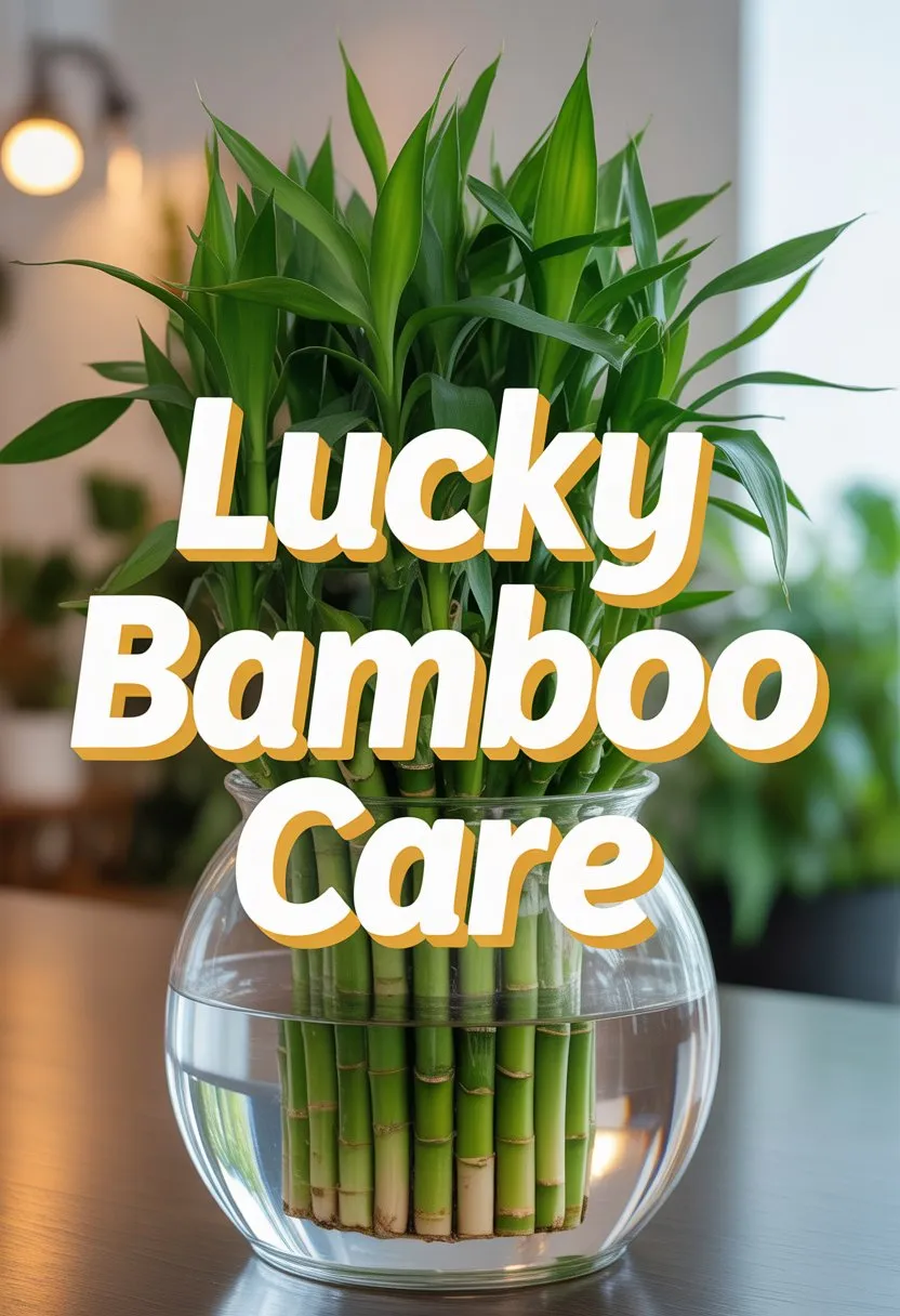 Lucky bamboo care