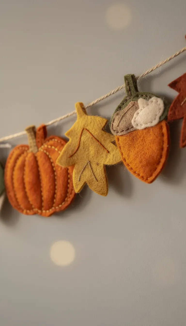 Felt Thanksgiving Garland