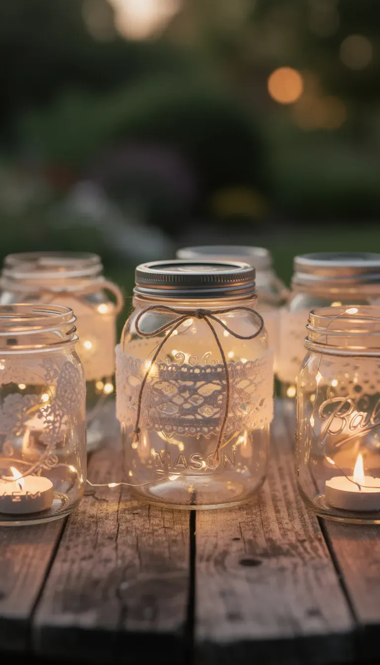 Decorative Mason Jar Lanterns