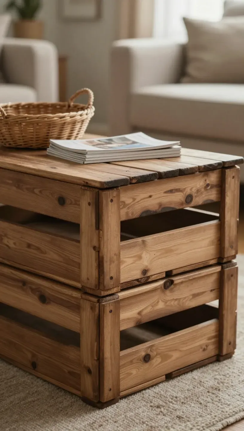 19 Creative DIY Coffee Table Ideas You Can Make Easy - BambRise