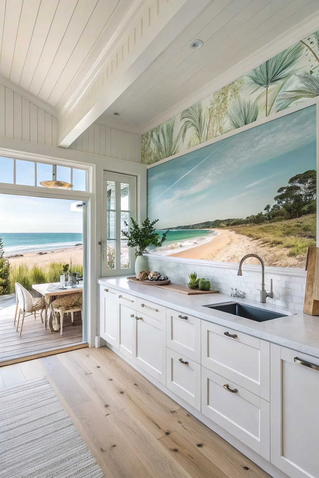 29+ Coastal Boho Kitchen Inspirations for a Beachy Vibe - BambRise